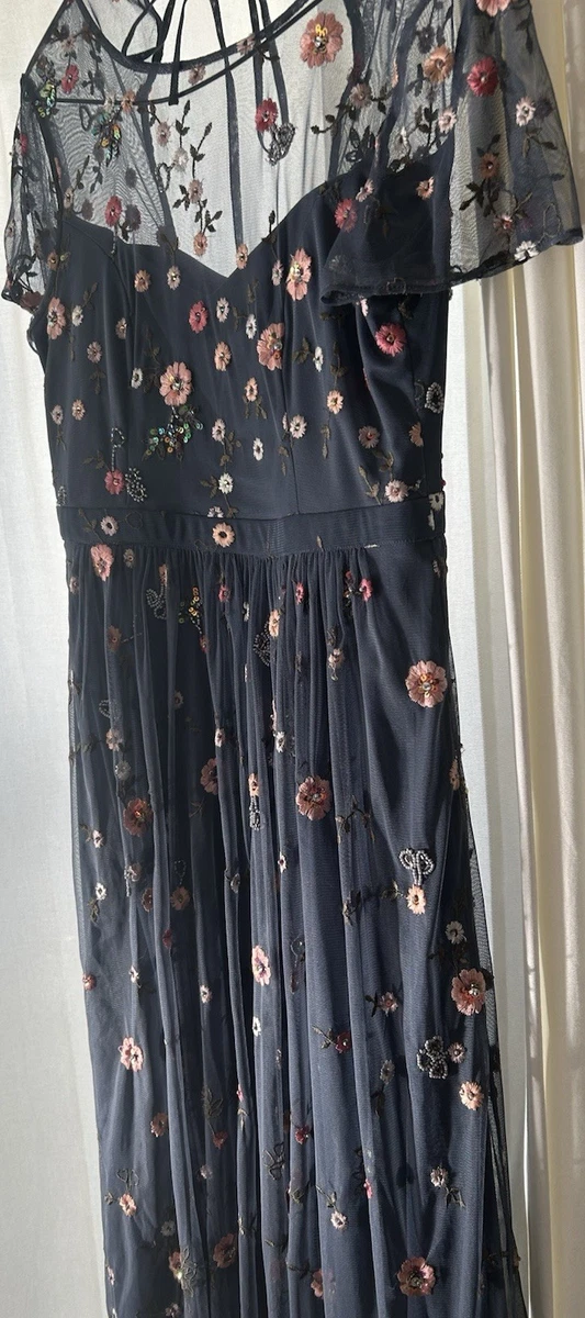 sachin and babi light blue dress Embroidered Maxi Dresses
