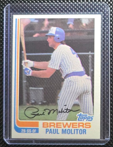 Paul Molitor #195 1982 Topps card