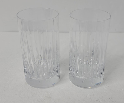 Set of 2 Reed & Barton Crystal Soho Highball Glasses