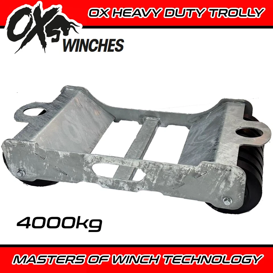 Camión de recuperación rodillo dolly vehículo gato trolley patín cargador de ruedas - Imagen 2 de 2