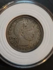 1899 Barber Silver Quarter Dollar 25c VF Philadelphia Mint