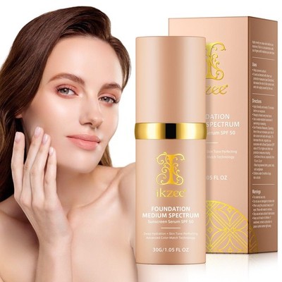 Color Changing Foundation 4 in 1 Medium Spectrum, Flawless Foundation Color