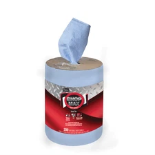 Tork Molnlycke ShopMax 450338 Centerfeed Dry Wipe, 218.33 ft L x 9.9 in W Roll,