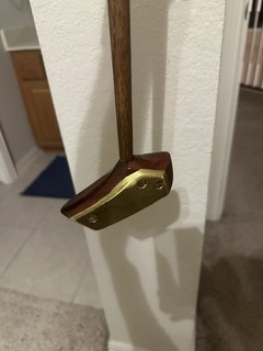 Hickory Golf NEW Custom Wood/brass “Schenectady” Style Hickory Putter! LOOK!