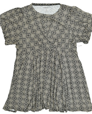Torrid Mini Super Soft Balloon Sleeve Aline Dress Ditsy Tribal Print Size 4 NEW