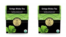 Buddha Teas Organic Ginkgo Biloba 18 bags (2 PACK)