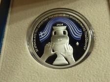 Grecja 10 Euro 2024 , Zwycięskie Mistrzostwa Świata 2004 , Kolor , PP , Srebro 925/1000, Rzadkość