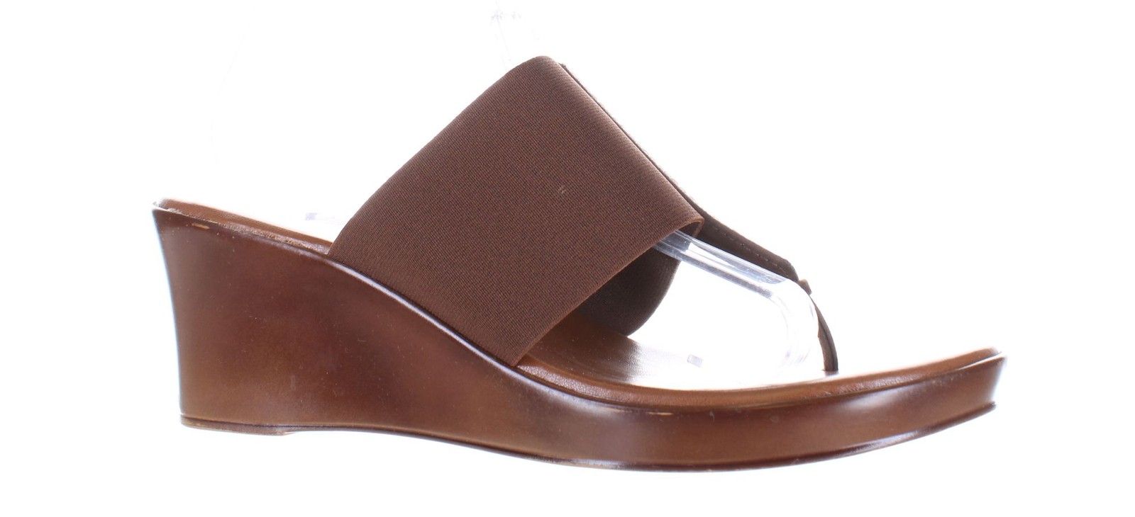 ITALIAN Shoemakers Womens Farley Brown T-Strap Heels Size 9.5 (7819768)