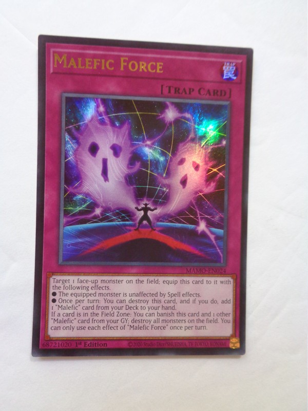 Malefic Force MAMO-EN024 (Ultra Rare, 1st Ed, NM to LP)