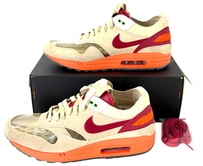 Nike Air Max 1 CLOT Kiss of Death Shoes (2021) DD1870 100 Sz Mens 11 Womens 12.5
