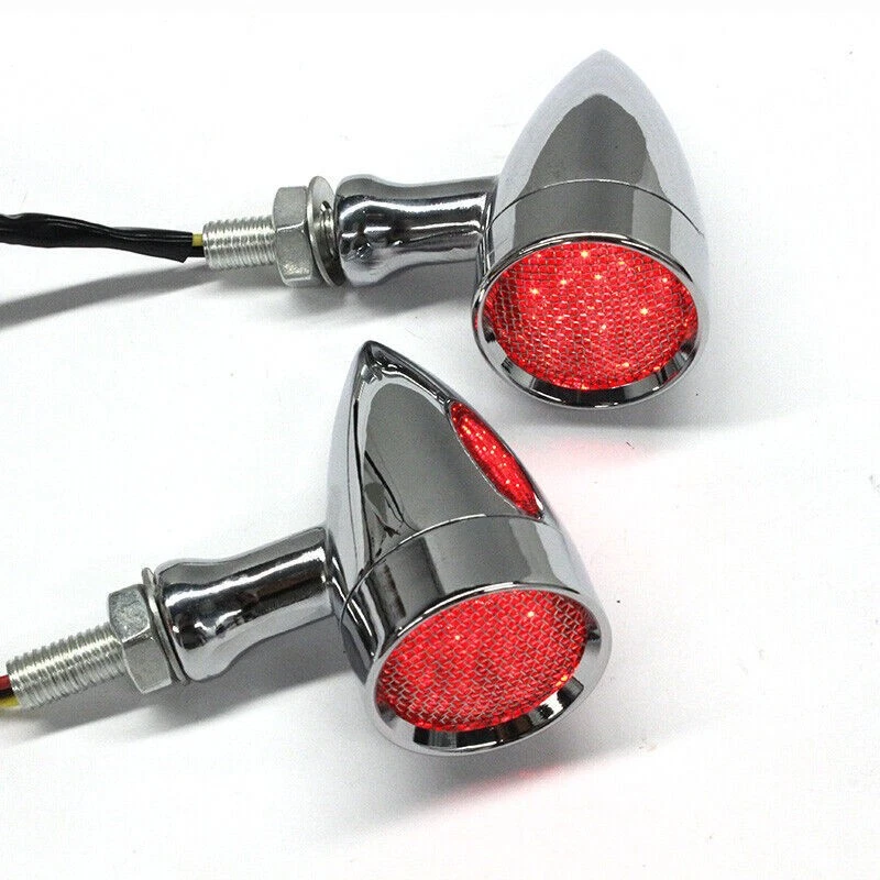 Motorcycle Turn Signals Lights For Harley Davidson Sportster Fatboy Softail Dyna - Изображение 2 из 4