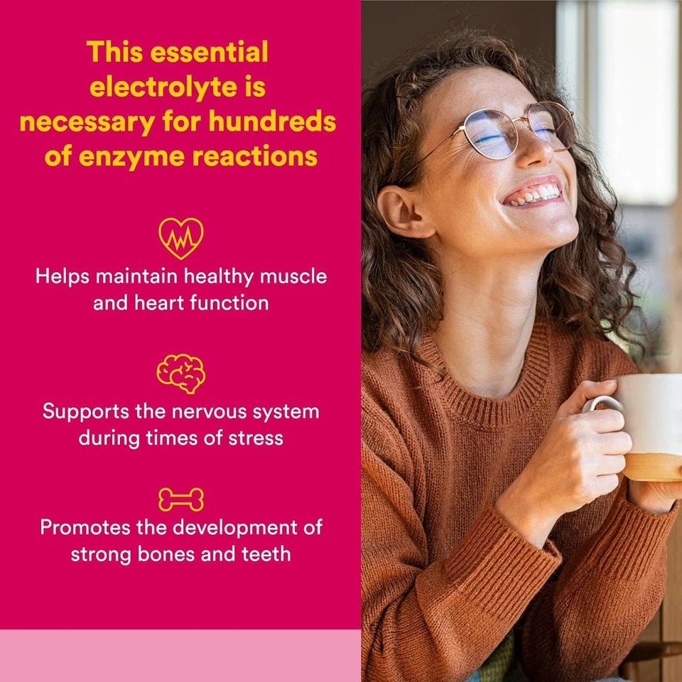 Factores Naturales, Citrato de Magnesio 150 mg, Músculo y 180 Unidades (Pack de 1) Foto 2 de 4