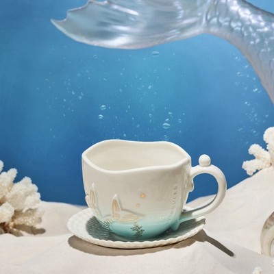 Starbucks China 25周年記念プレート Starbucks 2025 China Anniversary Romantic Ocean Blue 11oz Mug | eBay