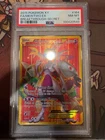 Graded PSA 8 Mewtwo EX (164 Secret Full Art) 164/162 Breakthrough Holo