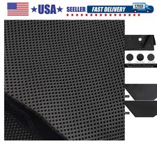 Speaker Grill Cloth Stereo Mesh Fabric for Speaker Repair, Black - 55 x 20 in...