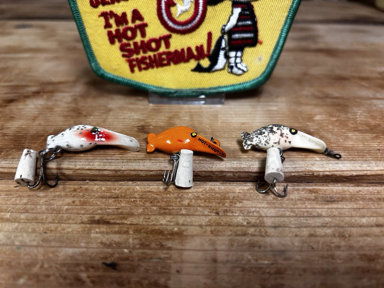 Vintage Luhr Jensen Eddie Pope Era Hot Shot’s M7 (3) HTF Steelhead Fishing Lures
