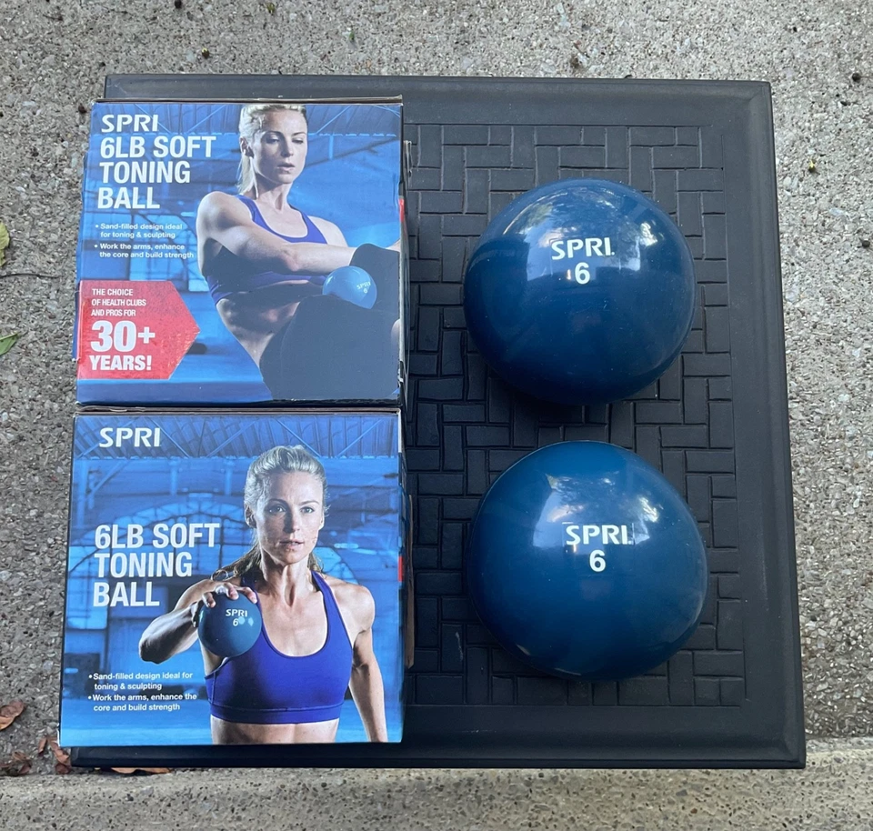 OPEN BOX SPRI 6 lb soft toning ball, 2 boxes - Image 2 of 3