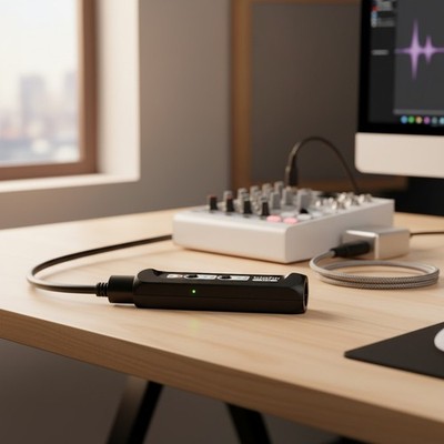 Compact XLR Bluetooth v5.1 Receiver with Low Latency & Custom Broadcast Feature