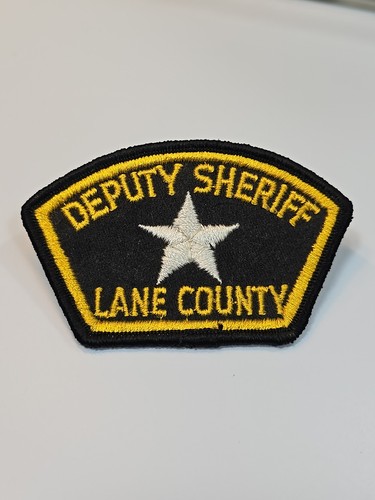 Lane County Deputy Sheriff Sew-on Patch Oregon