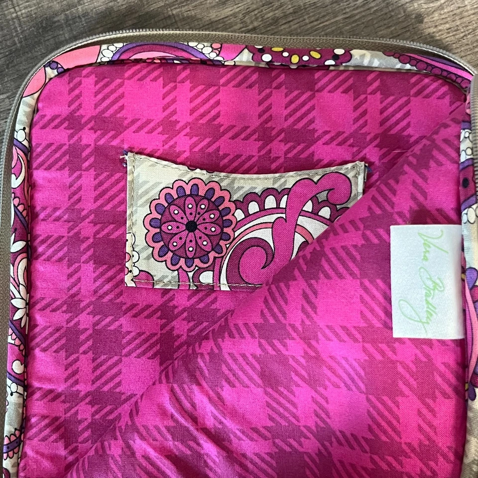 Funda técnica para lector electrónico Vera Bradley retirada cachemira cumple con tableta a cuadros Foto 3 de 4