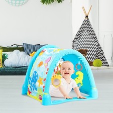 4-in-1 Activity Gym Play Mat Baby Activity Center w 3 Hanging Toys Baby Play