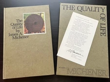 The Quality of Life James Michener HB 1st Ed. Slipcase 1970 The Girard Co. Wyeth