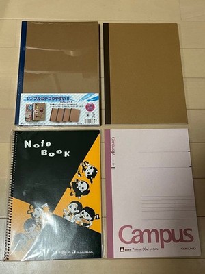 There is Campus Apica Maruman notebook set of 7 #3cb77e