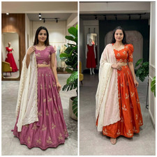 LEHENGA CHOLI INDIAN BOLLYWOOD PARTY PAKISTANI WEAR READYMADE