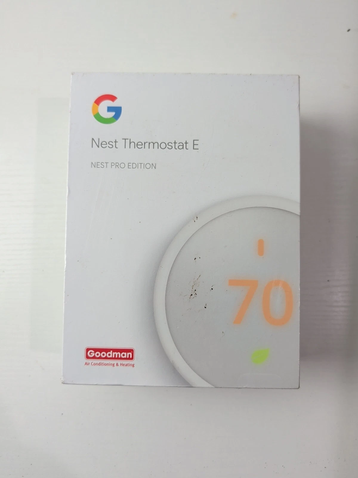 Google Nest Thermostat E Pro Edition(New) Factory Sealed -Model A0063 ( T4002ES)