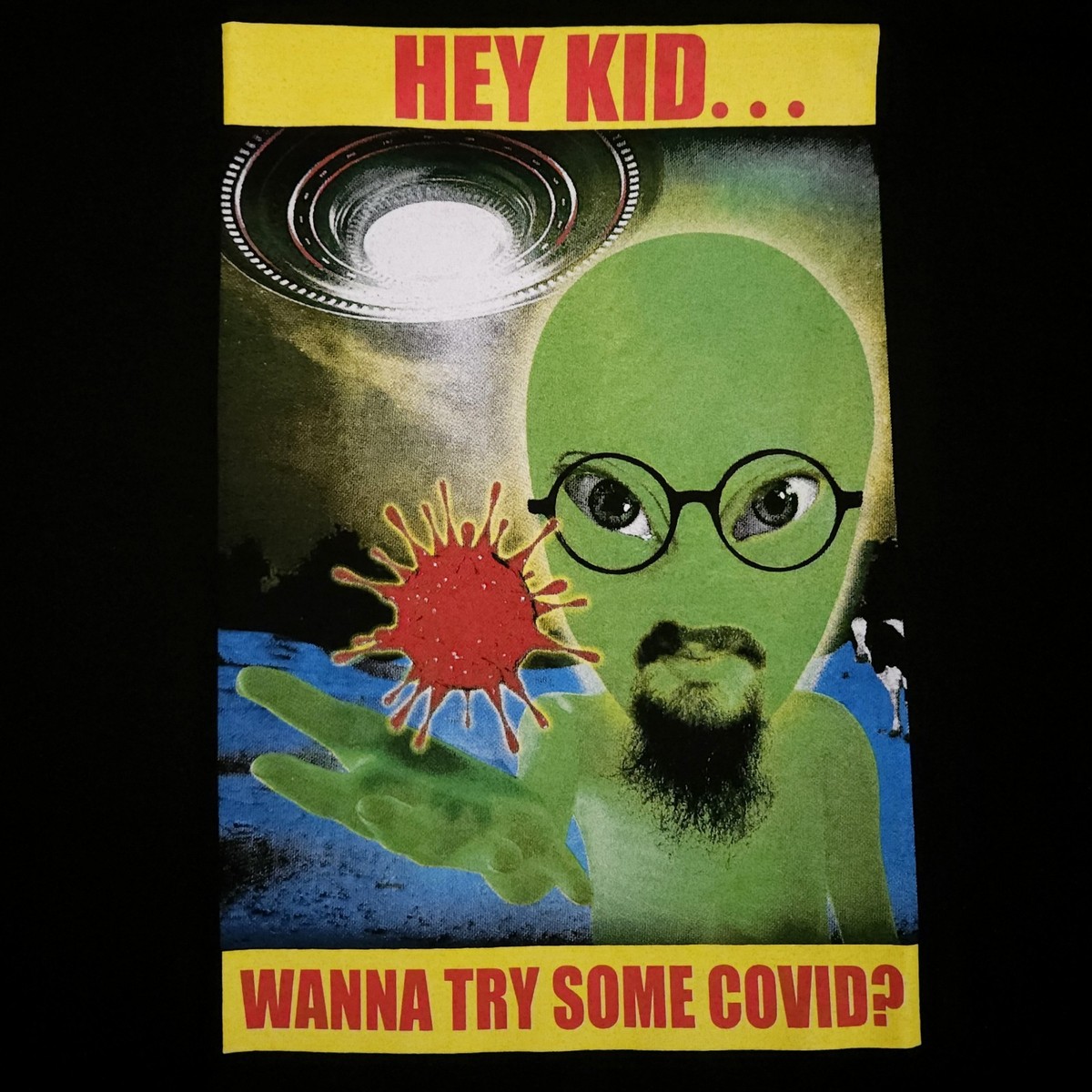 MDE SAM HYDE WANNA TRY VIRUS TEE CASHSTAR SIZE M MILLION DOLLAR