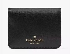 KATE SPADE Madison Saffiano Leather Wallet NWT 159 Black
