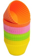 Extra Large Silicone Muffin Cups Jumbo Baking Liners 3.54 In 24 Pack
