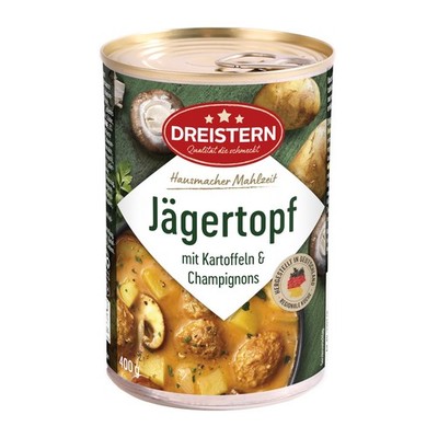 Jägertopf mit Kartoffeln und Champignons 400g - DREISTERN (8 EUR/kg)