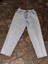P.S. Gitano Acid Wash High-Waisted Mom Jeans 80-90  s Size 10 Short