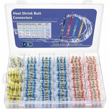 1000PCS Waterproof Solder Stick Seal Sleeve Heat Shrink Butt Wire Connectors kit