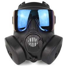 M50 Double Fan Gas Mask CS Tactical Protective Full Face Mask Cosplay Props