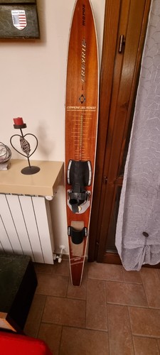 monosci acqua freyrie vintage epoca anni 70 nautico legno campione del mondo sci - Foto 3 di 11