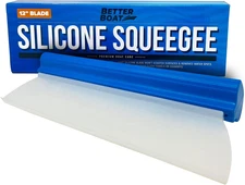 Silicone Car Window Squeegee for Boat Windshields, Rvs, and Auto Cleaning, Water