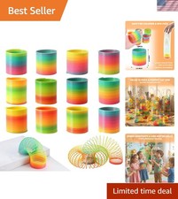Vibrant 12-Pack Rainbow Springs - Stress Reli...