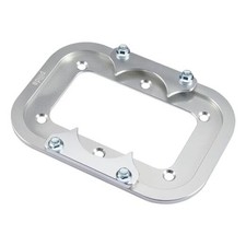 Billet Aluminum Battery Tray Hold Down Compatible with Optima Batteries Red