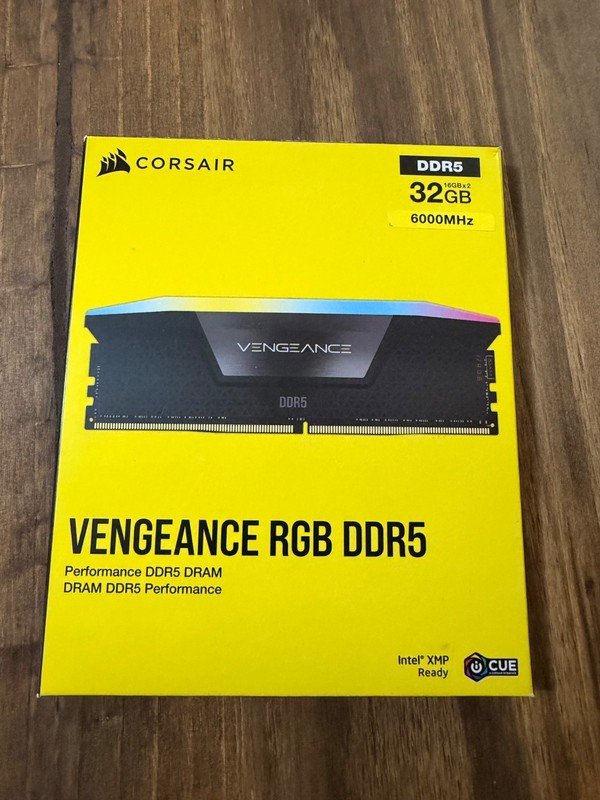 CORSAIR - VENGEANCE RGB 32GB (2x16GB) DDR5 6000MHz Intel XMP ready - TESTED