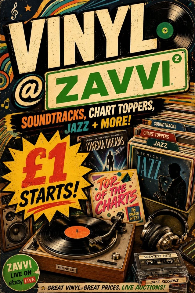 Vinyl @ Zavvi! | Soundtracks, Chart Toppers, Jazz + More! | £1 Starts