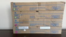 Lot Of 4 Konica x2 Yellow/TN-514Y  x2 Magenta /TN-514M Toner Cartridges.