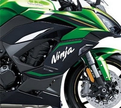 Custom Kawasaki Ninja Word 1 Set Die Cut Vinyl Decal Multiple Colors and Sizes