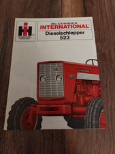 Original Prospekt Mc Cormick International 523 Dieselschlepper IHC Traktor