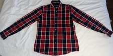 Express Men's Casual Long Sleeve Shirt, Size Medium, Button Down, Plaid