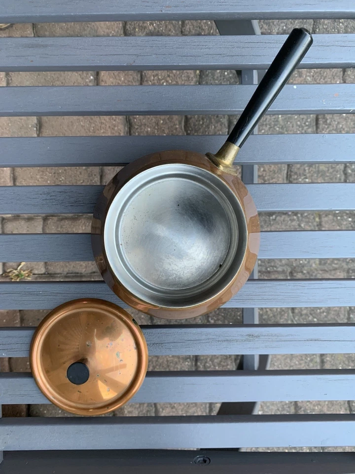 Spring Culinox Fondue Topf Vintage Kupfer 60er - Bild 2 von 2