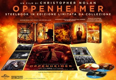 Oppenheimer Limited Edition 4K Steelbook - Italian  (4K UHD Blu-ray) (UK IMPORT)