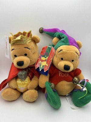Winnie Puuh We Three Kings Christmas & My First Christmas Disney Store Plüsch