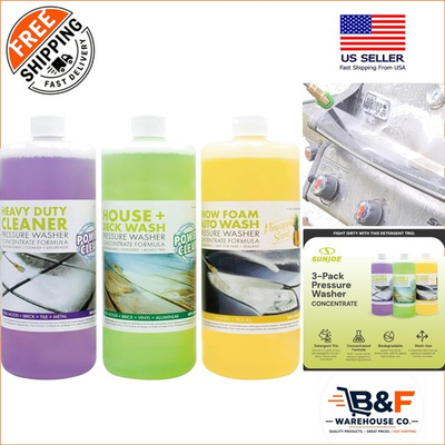 #ad #ad Versatile 3 in 1 Pressure Washer Cleaner Pack – Auto Wash Deck amp; All Purpose $71.49